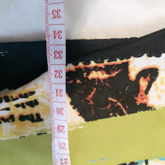 Mango graphic dress - Picture 2 of 7